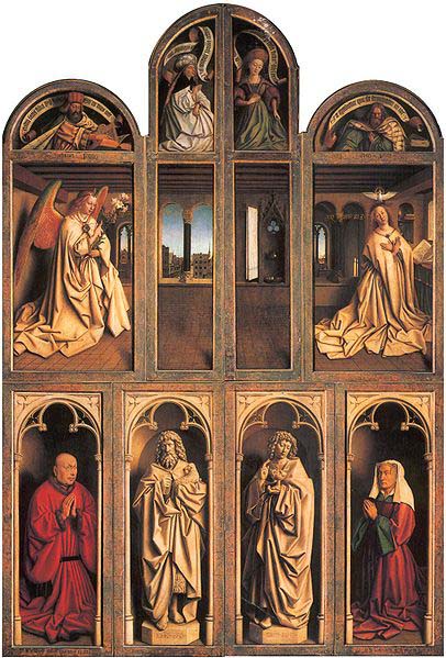 Jan Van Eyck Closed view, back panels